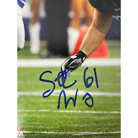 Stefan Wisniewski signed autographed Philadelphia Eagles 8x10 Photo JSA - Picture 2 of 3